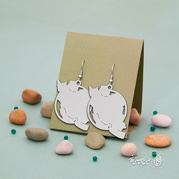 گوشواره نقشه ایران کد 1392