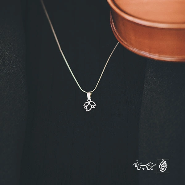 گردنبند طرح برگ کد 1414