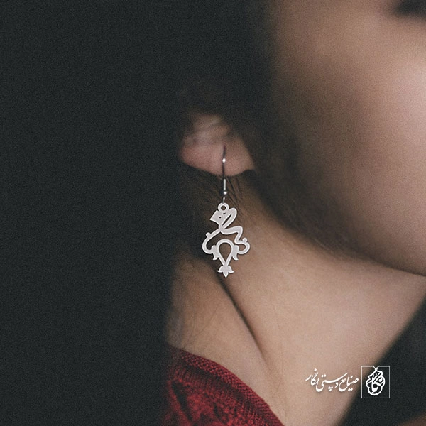 گوشواره طرح اسلیمی کد 1439