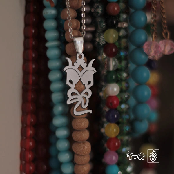 گردنبند طرح اسلیمی کد 1440