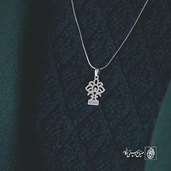 گردنبند طرح اسلیمی کد 1442