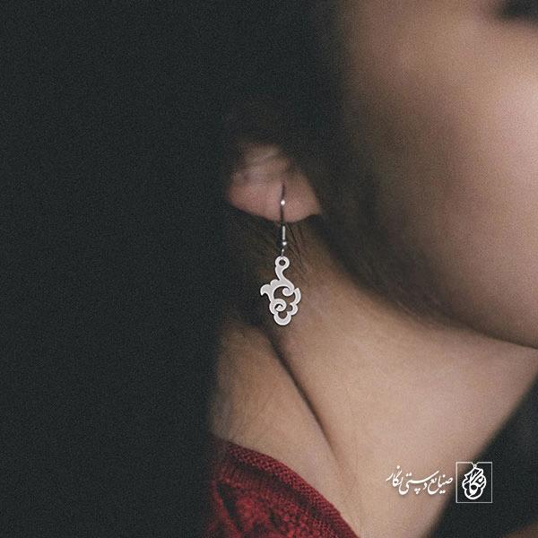 گوشواره طرح اسلیمی کد 1449