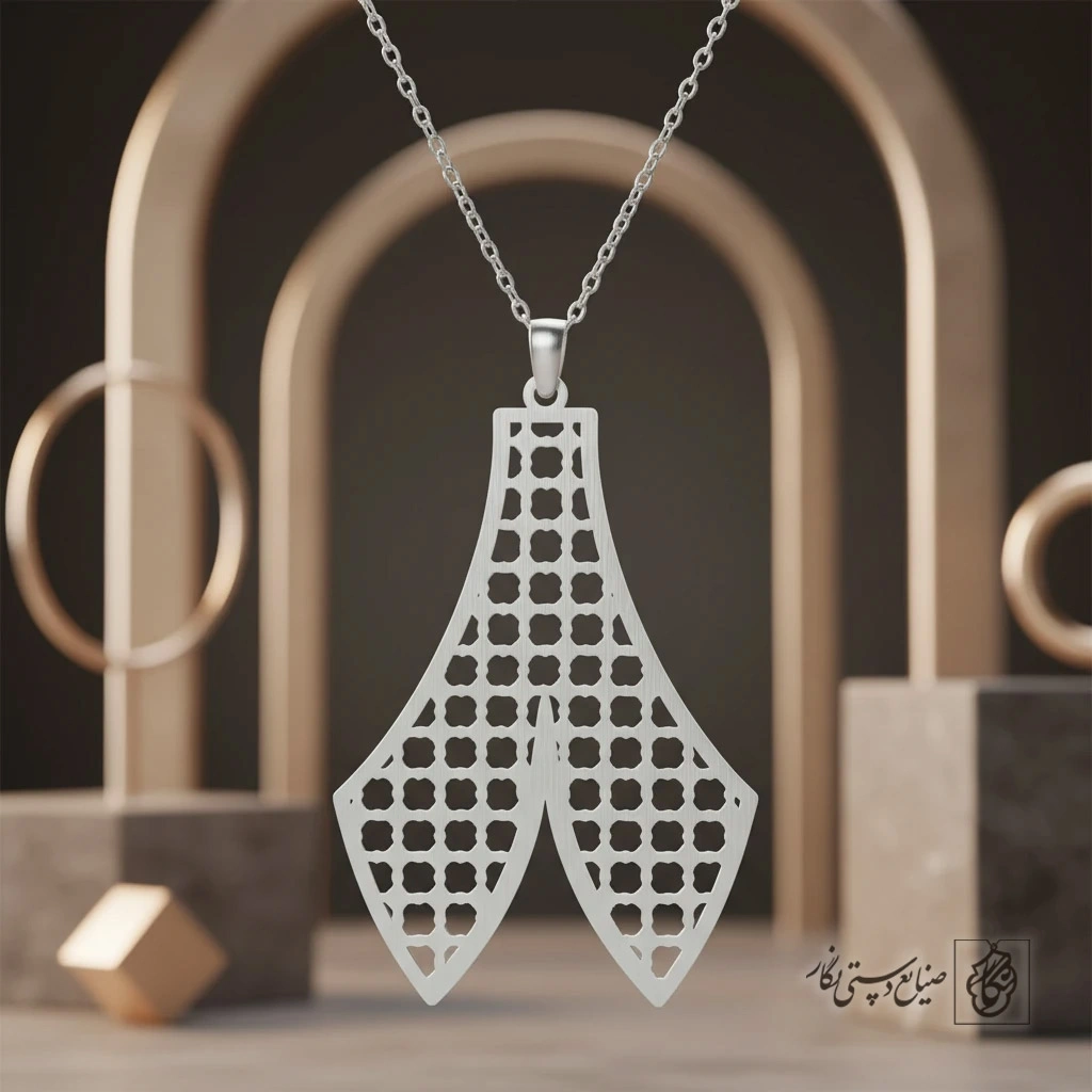 گردنبند مذهبی ضریح امام رضا (ع) کد 7286