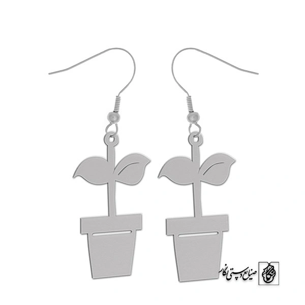 گوشواره گلدان کد 258