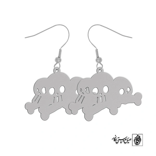 گوشواره جمجمه کد 274