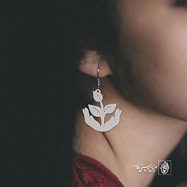 گوشواره برگ در دست کد 289