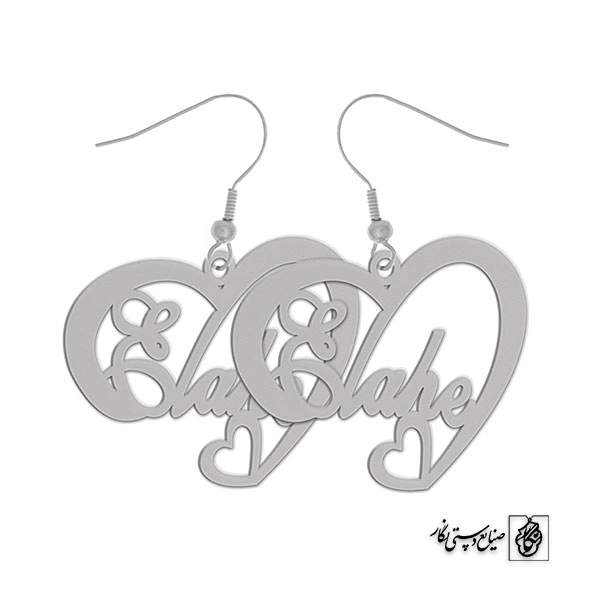 گوشواره اسم elahe کد 2153