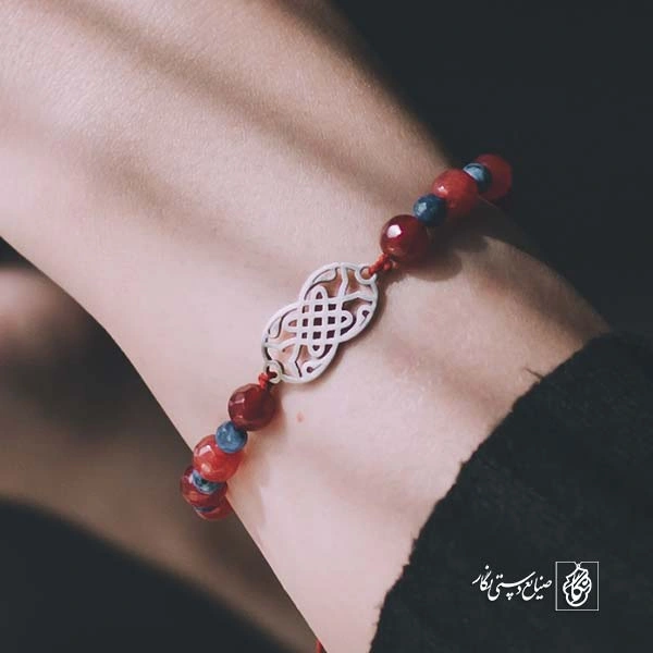 پلاک دستبندی اسلیمی کد 413