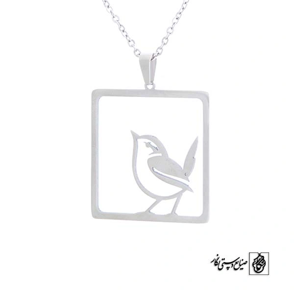 پلاک آویز پرنده فانتزی کد 497