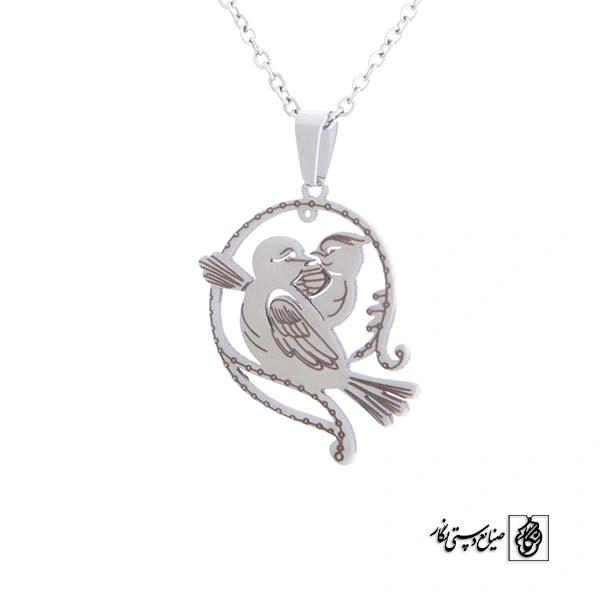پلاک آویز پرنده فانتزی کد 498