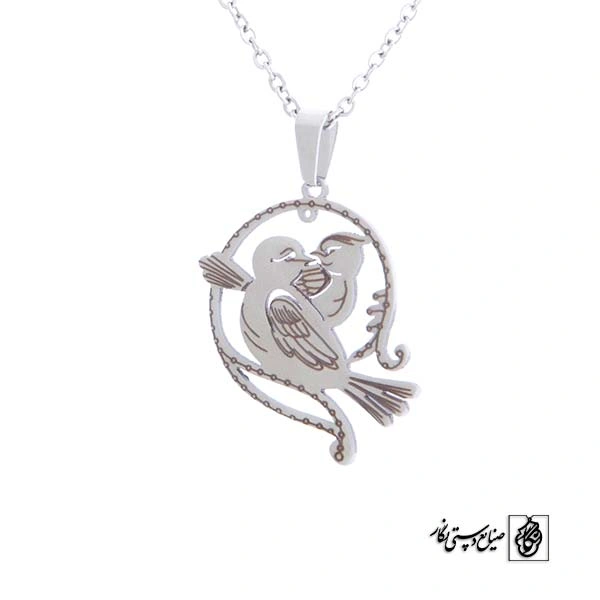 پلاک آویز پرنده فانتزی کد 498