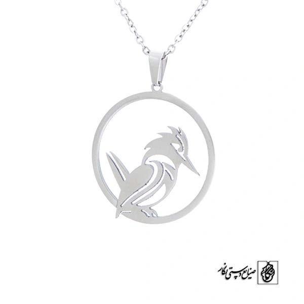 پلاک آویز پرنده فانتزی کد 499