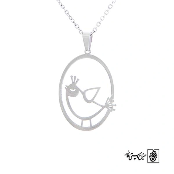 پلاک آویز پرنده فانتزی کد 500