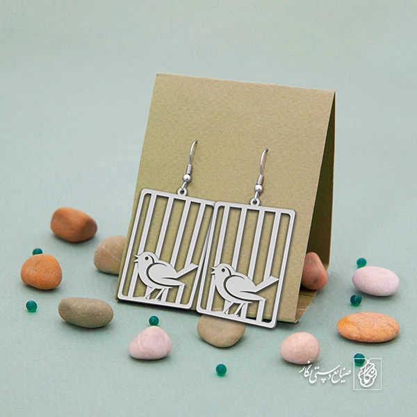 گوشواره پرنده کد 496