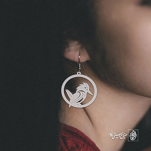 گوشواره پرنده کد 499