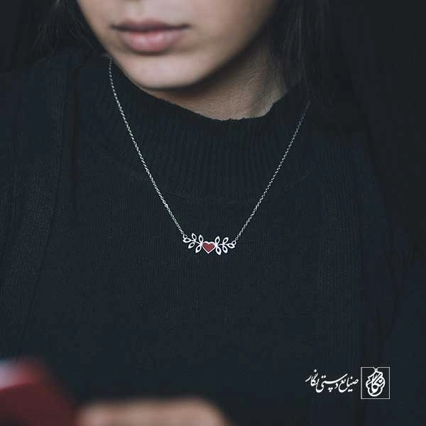 آویز قلب و برگ کد 598