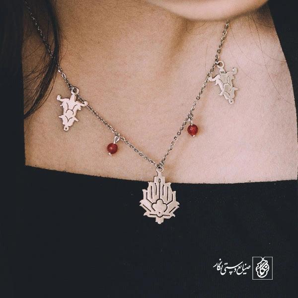گردنبند گل ترکمن