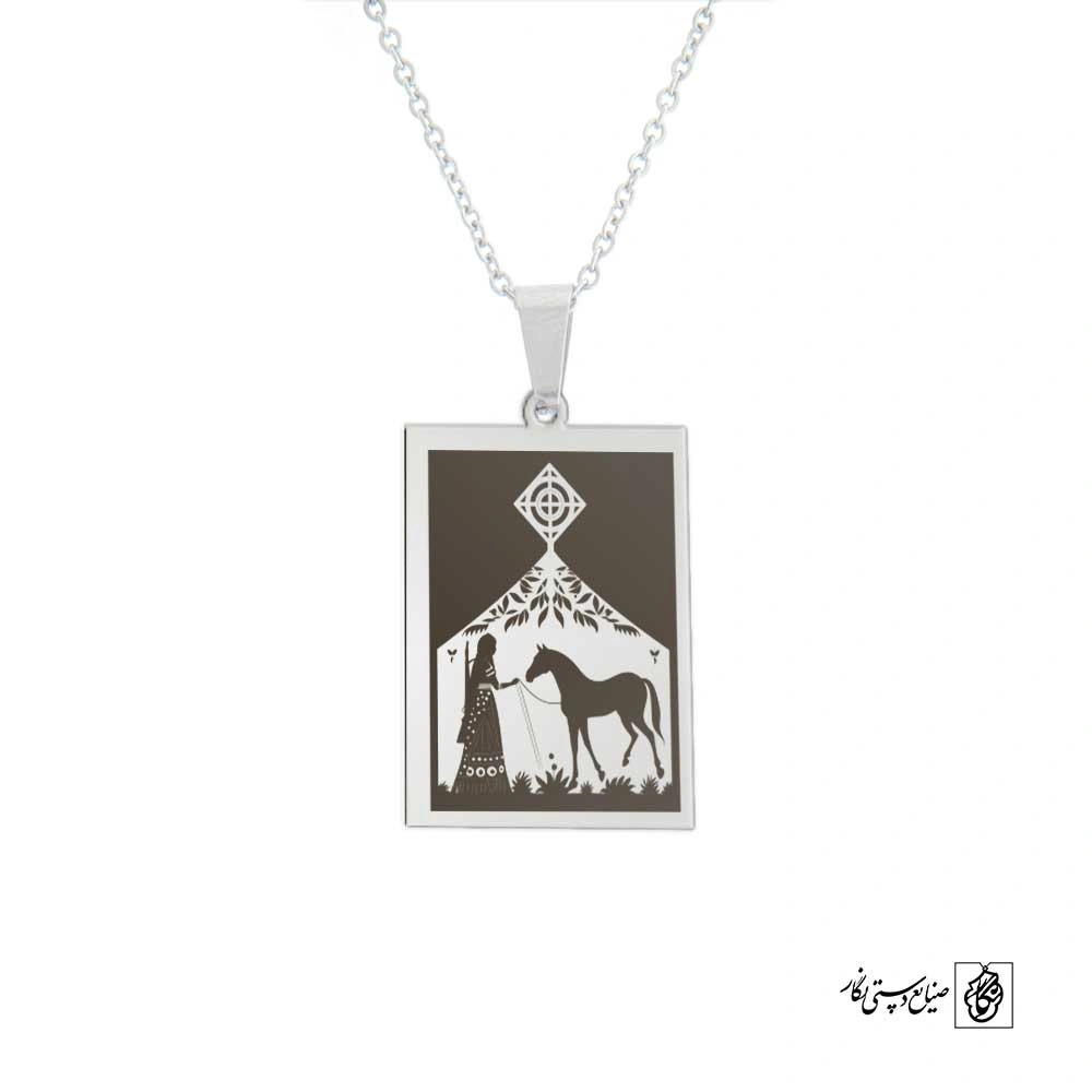پلاک عشایر-اسب-چادر مرد کد 210031
