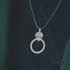 پلاک انگشتر الماس کد 40026
