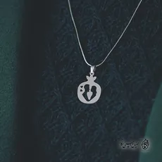 پلاک انار زوج عشق قلب کد 40401