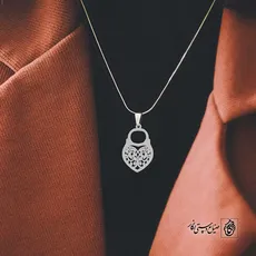 پلاک طرح قلب قفل کد 40521