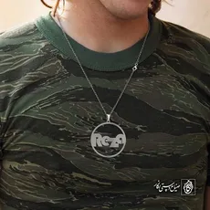 پلاک اسم رضا Reza کد 4593