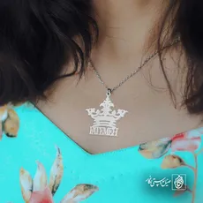پلاک اسم fatemeh طرح تاج کد 5641