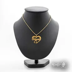 پلاک اسم fatemeh طرح قلب کد 5643