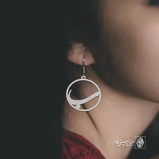 گوشواره حرف ب کد 3870