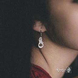 گوشواره حرف ه کد 19