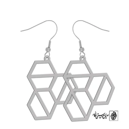 گوشواره طرح هندسی کد 1388