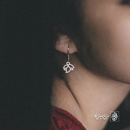 گوشواره طرح برگ کد 1414