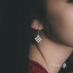 گوشواره طرح اسلیمی کد 1443