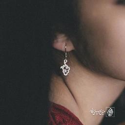 گوشواره طرح اسلیمی کد 1449