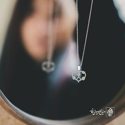 گردنبند طرح گل ختایی کد 1453