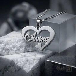 گردنبند اسم Avina طرح فانتزی کد 7959