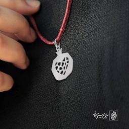 آویز گردنبند پلاک طرح انار کد 1964