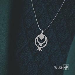 آویز گردنبند پلاک طرح انار کد 1966