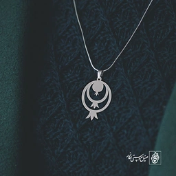 آویز گردنبند پلاک طرح انار کد 1966