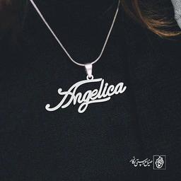 گردن آویز پلاک Angelica کد 2067