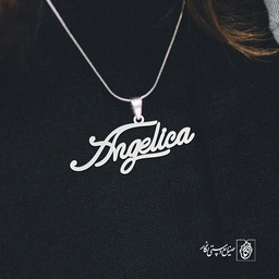 گردن آویز پلاک Angelica کد 2067