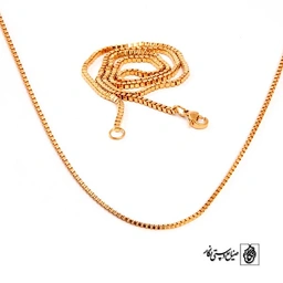 زنجیر استیل ونیزی طلایی