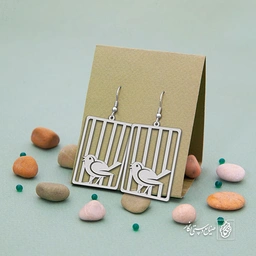 گوشواره پرنده کد 496