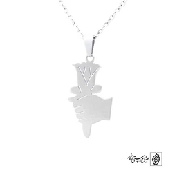 پلاک گل در دست کد 552