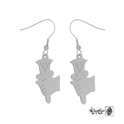 گوشواره گل در دست کد 552