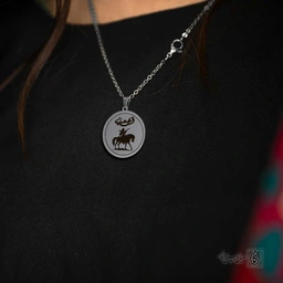 پلاک سوار زن مربع کد 210040