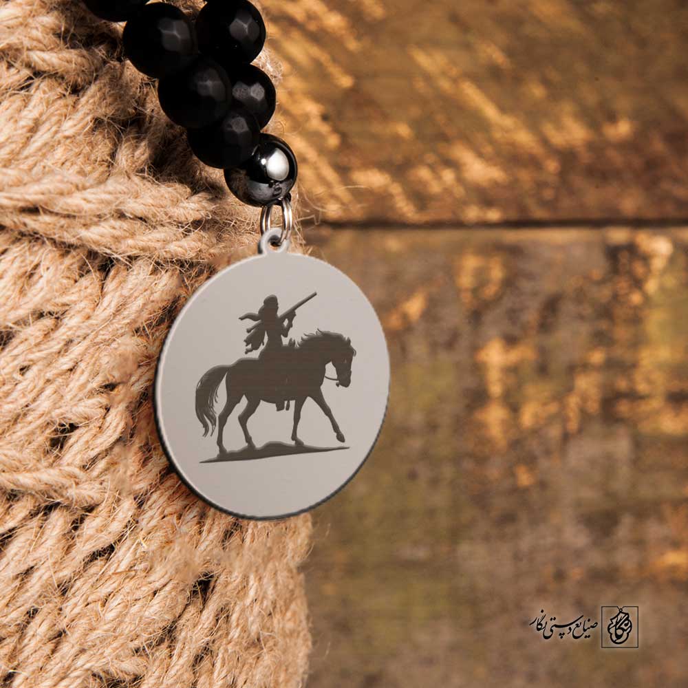 پلاک سوار زن کد 210038